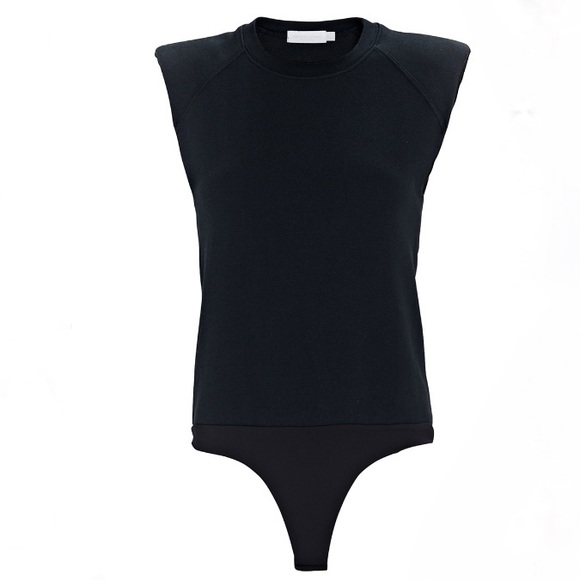 Jonathan Simkhai Tops - New JONATHAN SIMKHAI STANDARD
Channing Padded Shoulder Bodysuit Size XS